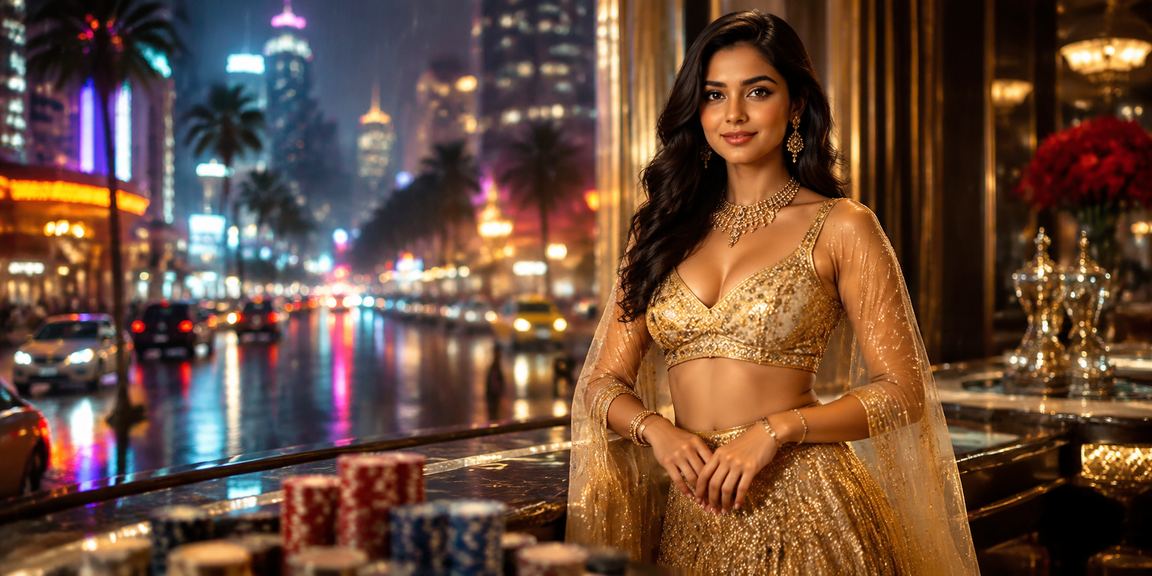 Festive lottery event with traditional dress in Mumbai